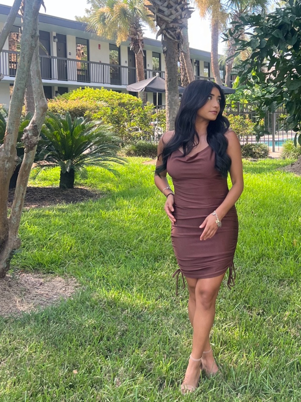 Brown E.L.H studio dress
